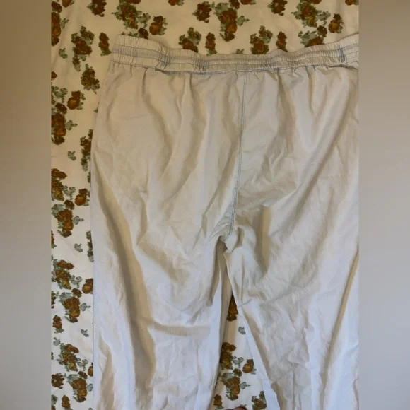 American Rag Off-White and Blue 100% Cotton Joggers Size L - Picture 12 of 16